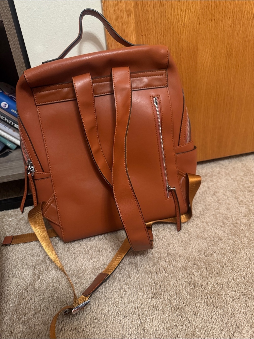 Bostanten genuine Leather “baish vintage eternity” Backpack in Brown - Picture 10 of 11